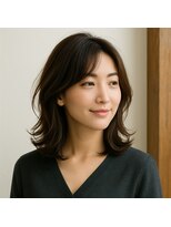 スープレックス ヘアーデザイン(SOUPREX HAIR DESIGN) エレガント艶セミロング 20代 30代 40代 50代 60代髪質改善