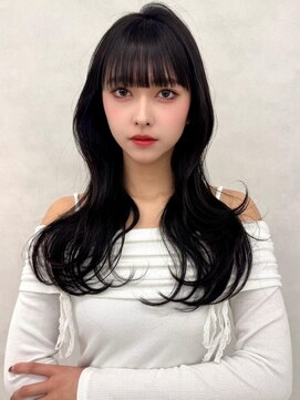 アッシュ 中野店(Ash) イメチェン/似合わせカット/フルバング/レッドブラウン/中野