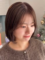 ドープリット(Dope LIT)&nbsp;ラベンダーベージュ/ダブルカラー/似合わせボブ