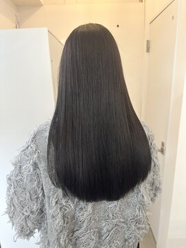 ストレートスタイル/艶髪/髪質改善/縮毛矯正/表参道/青山/外苑前