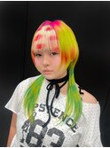 オーダーメイド/ケアブリーチカラー/セクションカラー/姫ウルフ
