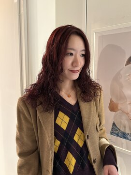 シータ(sheta) 【表参道sheta小林】チェリーレッドニュアンスパーマ