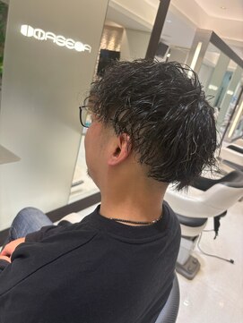 イメージア 大船店(IMAGE A) メンズショートツーブロックパーマ＠30代40台50台