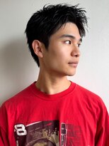 メンズサロンオー 宮崎(Men's salon O.)&nbsp;アップバング スパイキーショート 刈り上げ ビジネス 艶髪