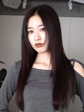 テクネ 天神大名(techne) 天神大名今泉ロングハッシュカット小顔くびれ顔まわりレイヤー