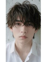 コートフィールエー(CO_T feel.a)&nbsp;アンニュイ無造作マッシュウルフ×波巻きパーマ