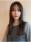 ロング×ストレート