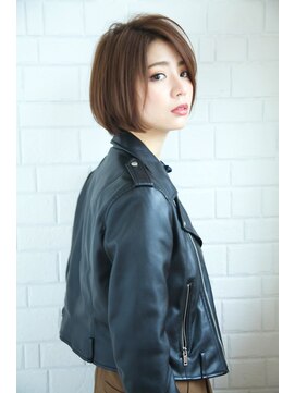 ルアウ ヘアアンドメイク(LUAU Hair&Make) 大人クール丸みショートボブ