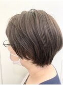 【AMAZING HAIR 中沢店/安達】フェミニン×ショート/透明感/小顔