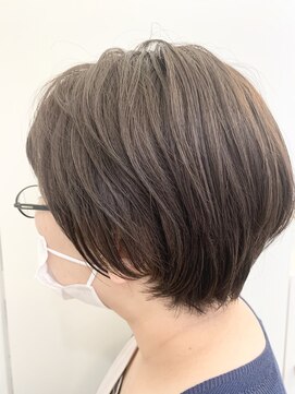 アメイジングヘアー 中沢店(AMAZING HAIR) 【AMAZING HAIR 中沢店/安達】フェミニン×ショート/透明感/小顔