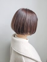 ヘアーメイクワン 横浜(hair make ONE005) TOKIO縮毛矯正×ラベンダーカラー×ボブ