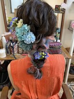 ロカット サロン(Roquat Salon) 編みおろし前撮りヘアアレンジ【ヘアセット/立川/立川/国分寺】