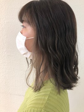 ダブル(W) インナーカラー☆ベージュ