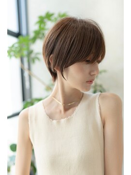 ブエナビスタ(BUENA VISTA) 30代40代大人可愛い前下がりショートボブ/前髪/イルミナカラー