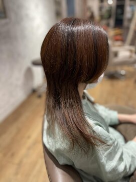 ボヌールヘア(BONHEUR HAIR) マッシュウルフ【YUKIE】