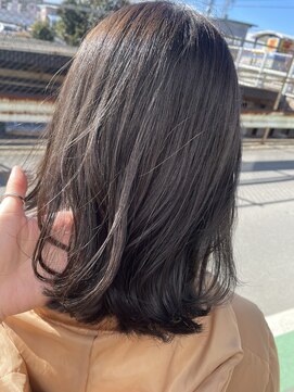 ヘアーリゾートガーデンバイトロント 船橋法典店(Hair Resort Garden by Toronto) 地毛風シアーカラー【船橋、西船橋、市川大野、新船橋、塚田】