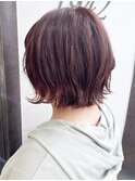 《knit銀座》大人可愛い20代30代40代ショートボブ丸み前下がり