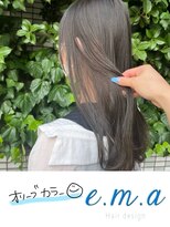 エマヘアデザイン(e.m.a Hair design) オリーブカラー