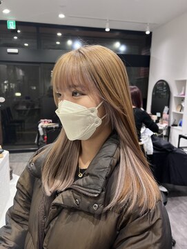 ココット 京橋店(cocotte) ホワイトラベンダーアッシュ インナーカラー