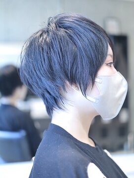 ヘア デザイン リスク(HAIR DESIGN RISK) 【RISK 高橋勇太】三鷹 ショートが上手い　束感くびれショート