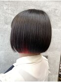 前下がりインナーカラーボブ【池袋/池袋/インナー/インナー】