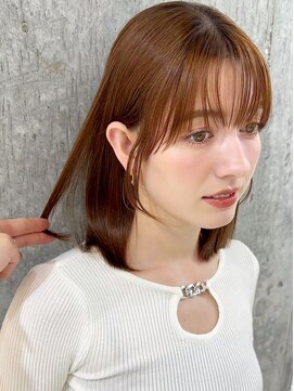 シーシンジュク 新宿南口(Sea shinjuku) 韓国風前髪×レイヤーカット【髪質改善/新宿/レイヤーカット】