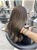 【伊勢】レイヤーカット×オリーブグレージュ