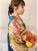 タイトヘア×リボン