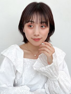 ロンド エスポワール 錦糸町(Lond espoir) ピンクブラウン美髪切りっぱなしボブ【ボブ/縮毛矯正/北澤華】