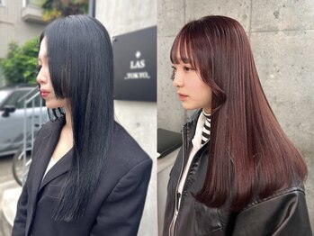 ラス トーキョー(LAS TOKYO)の写真/第一印象が大きく変わる前髪のカットもお任せ！ニュアンスを大事にツヤ髪に合う顔周りのカットをご提案。