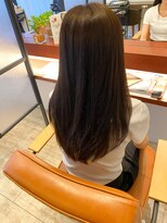 マーリャヘアー(mallia hair)&nbsp;レイヤースタイルレイヤーカットロングレイヤー小顔スタイル