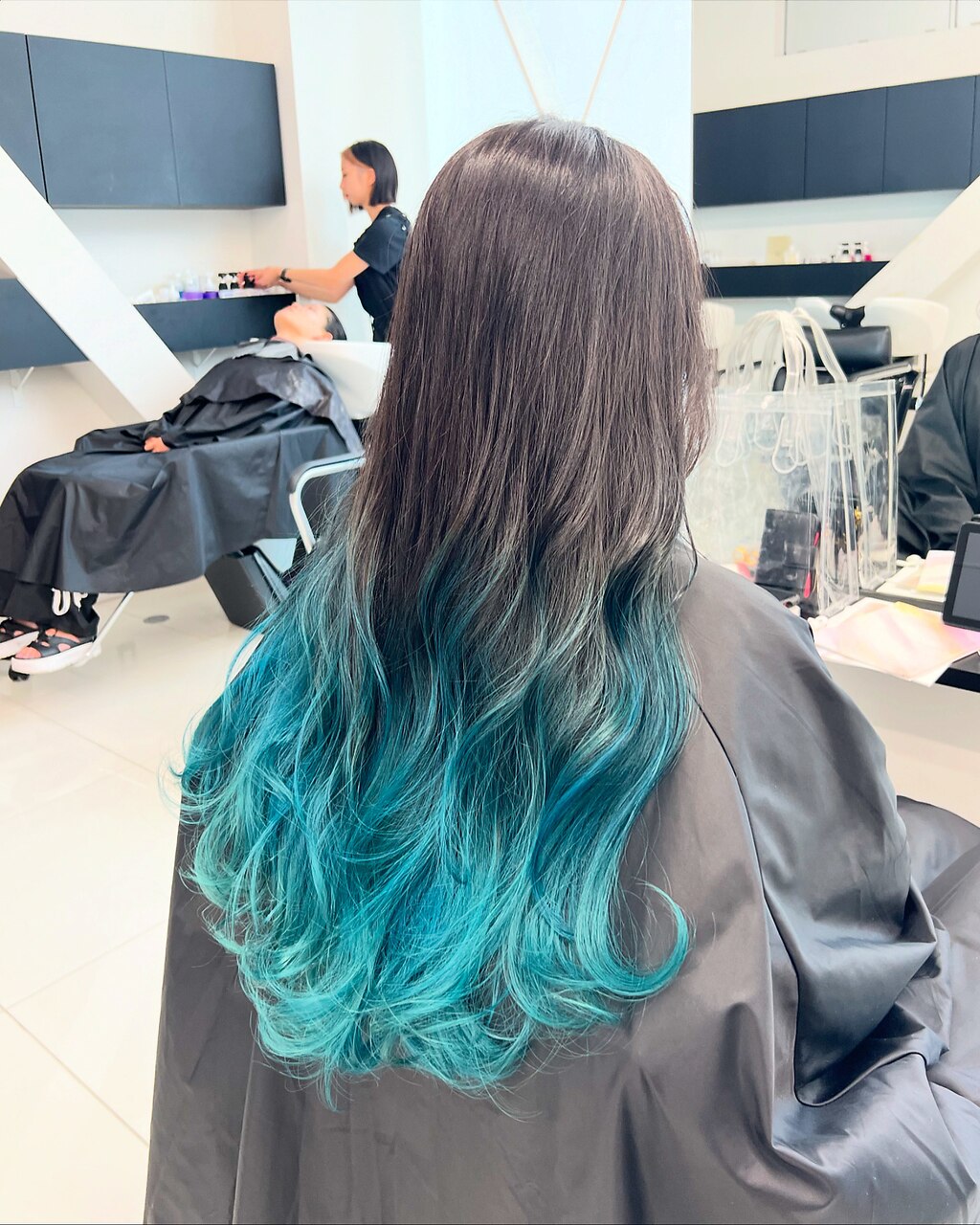 ストレート　S ブラウン　ターコイズ　ブルー brown　81 ストレート S ブラウン ターコイズ ブルー brown 5