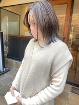 ウニレ バイ センス(unire by sense)&nbsp;【ショート】透明感グレージュカラー/切りっぱなしボブ/飾磨