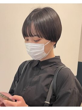 ヘアーブレイス(hair brace) 艶髪マッシュショート stylist中村瑞貴