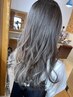 オシャレカラー+ウル艶TR　￥8000