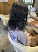 海外風パーマ