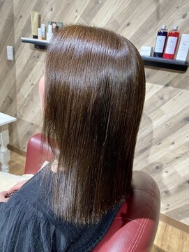 ルネッサンスヘアー ラファエロ(RAFFAELLO) 艶々グレーカラー　ナチュラルブラウン