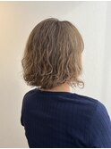 【堀田 奈穂】ボブパーマ/ハイライト/40代50代