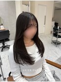 似合わせカット/動くレイヤー/柔らかい質感