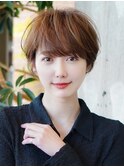 ショートヘア/分け目なし/イメチェン/30代40代50代/表参道