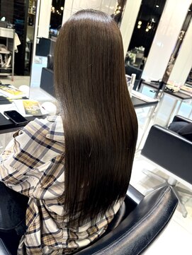 サンカリ イオンモール新居浜店(SANKARI) オリーブグレージュ × ガラス転移トリートメント