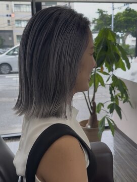 ミーツ 牧港店(mits) ★ボブ×バレイヤージュ★