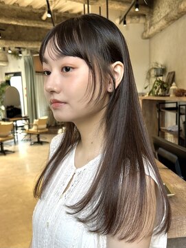 ディッセンバー 渋谷(December) 【December】小顔カット/レイヤーカット/オリーブベージュ