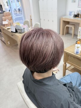 ロッコ 船橋駅(Rocco) ２ブリーチ肌馴染み抜群ナチュラルピンクベージュ