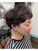 パーマメンテナンスカットandカラー