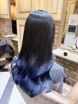 エレン バイ アルティナ(Ellen by artina) ブルーカラー/毛先ブルー/ネイビーカラー