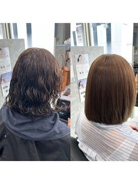 カームバイフォレスト 三郷中央(Calm by Forest.) ボブの癖っ毛さんへのメテオストレート！