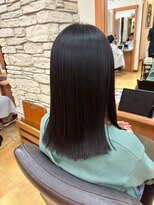 ヒラトヤ 肴町店 切りっぱなし外ハネ美シルエットこなれヘア20代30代40代