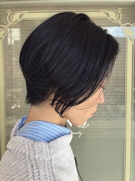 【CINQ】山崎 くびれショート×ブルーブラック