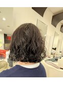 大人ボブパーマスタイル